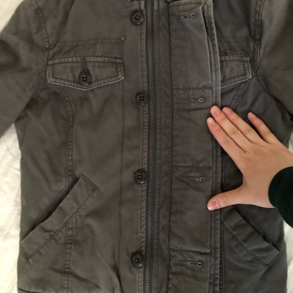 EUC Aritzia TNA Maverick cotton Jacket - Grey - XS - Picture 8 of 15